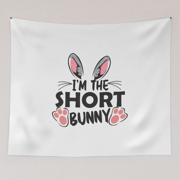 Item preview, Short bunny ears Matching Easter gift for men women kids designed and sold by hadleydesigns.