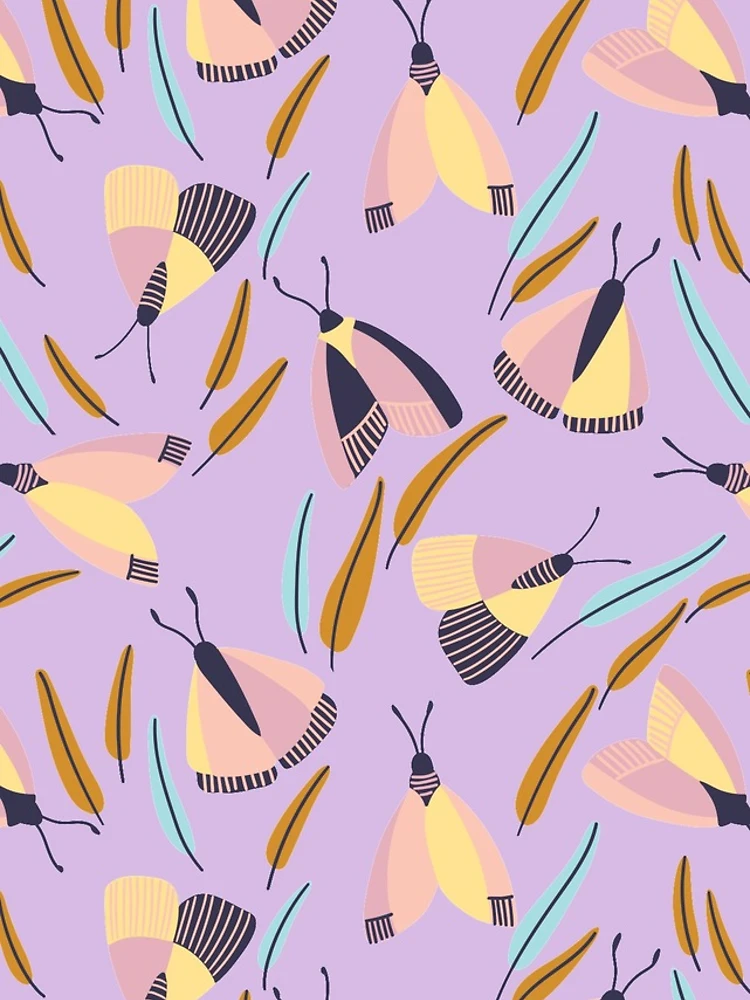 Thumbnail 5 of 5, iPhone Case, Spring Moths Pattern designed and sold by eelagreen.