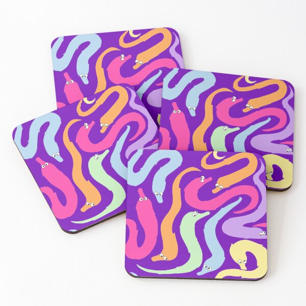 Item preview, Worm Time Babey (purple) designed and sold by Ninaisatriangle.