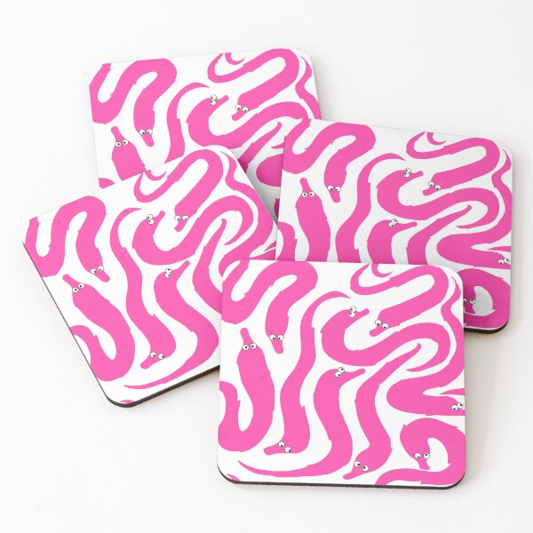 Item preview, Worm Time Babey (pink/white) designed and sold by Ninaisatriangle.