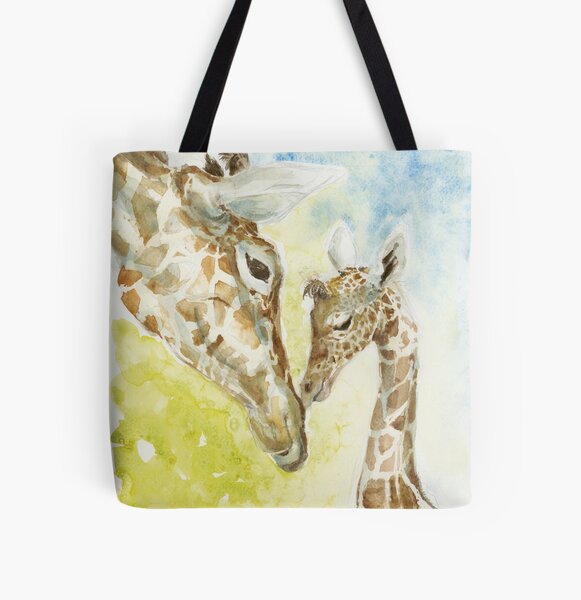 Girafe Tote bag doublé