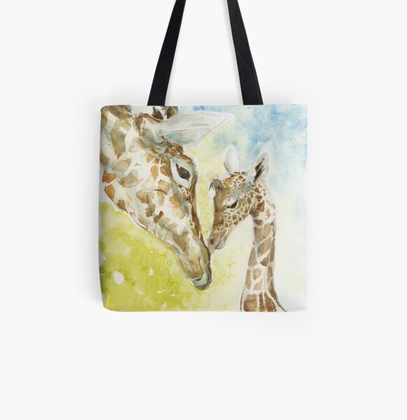 Girafe Tote bag doublé