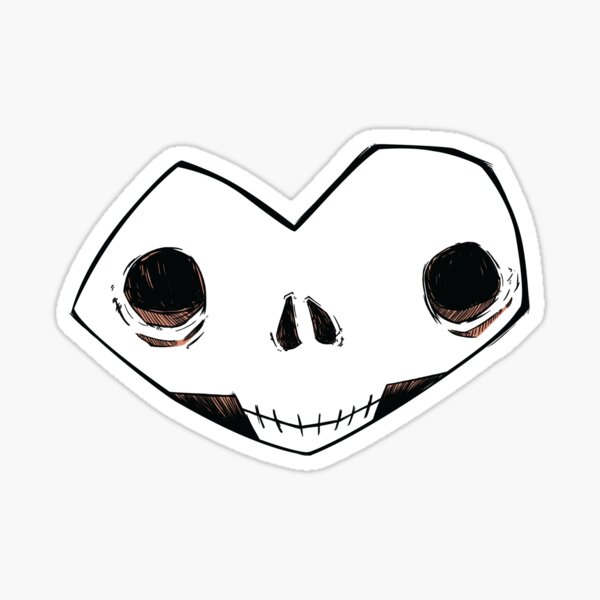 Memento Mori No. I (red) Sticker