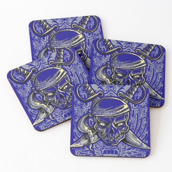 Item preview,  Skull Backed By Two Cutalesses designed and sold by TinoThreads.