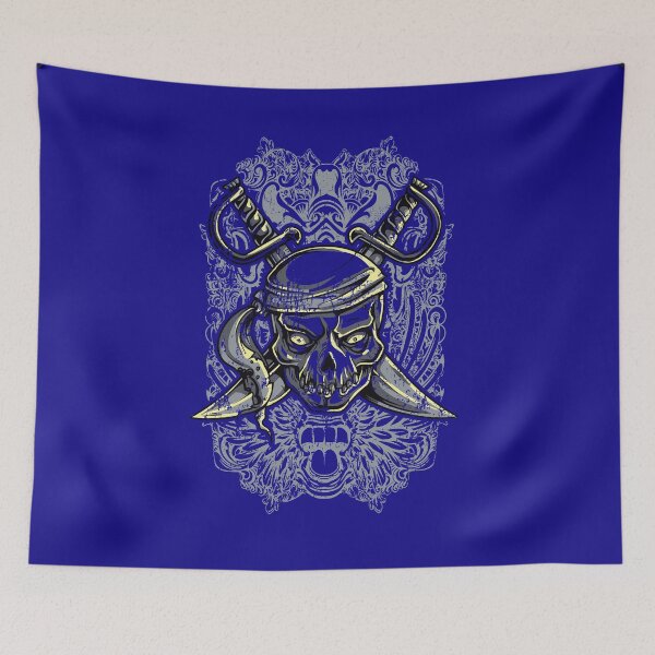 Item preview,  Skull Backed By Two Cutalesses designed and sold by TinoThreads.