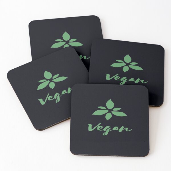 Item preview, Vegan With Green Leaves designed and sold by GreenSlate.