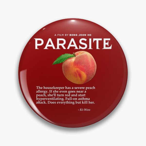 Item preview, Parasite Peaches Quote - Blood Red designed and sold by Elliot Pidduck.