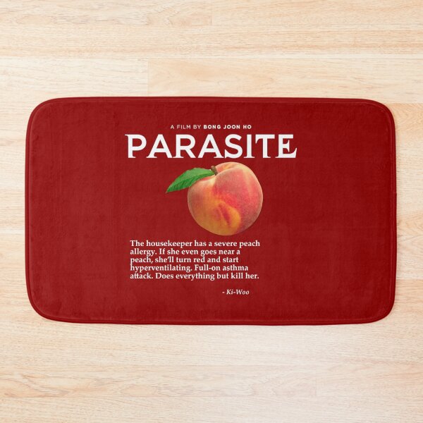 Item preview, Parasite Peaches Quote - Blood Red designed and sold by Elliot Pidduck.