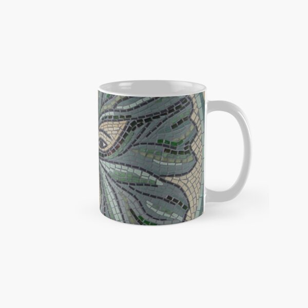 Green Man Mosaic by Sue Kershaw Classic Mug