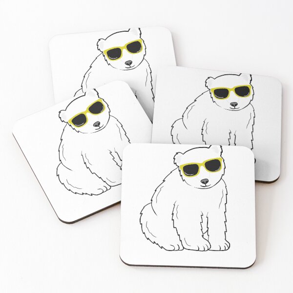 Item preview, Cool Ice Polar Bear wearing Glasses designed and sold by Logiamerch.