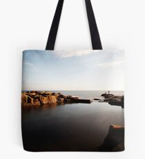 Rock Fishing, Whitley Bay Tote Bag
