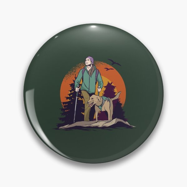 Item preview, Walking with a dog, forest designed and sold by DerSenat.