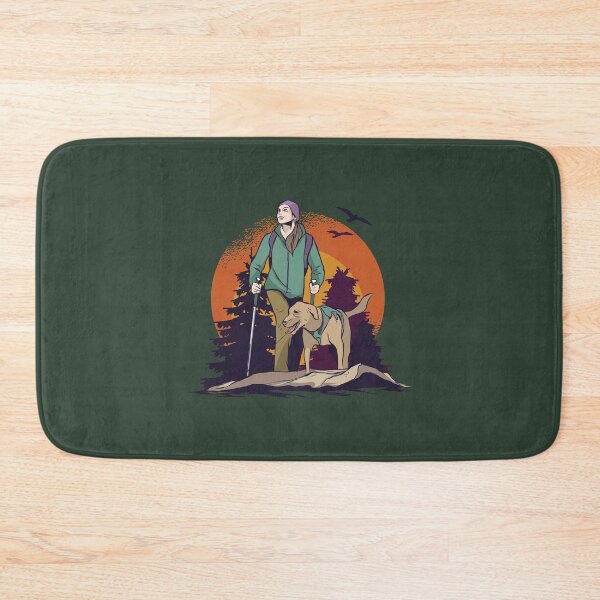 Item preview, Walking with a dog, forest designed and sold by DerSenat.