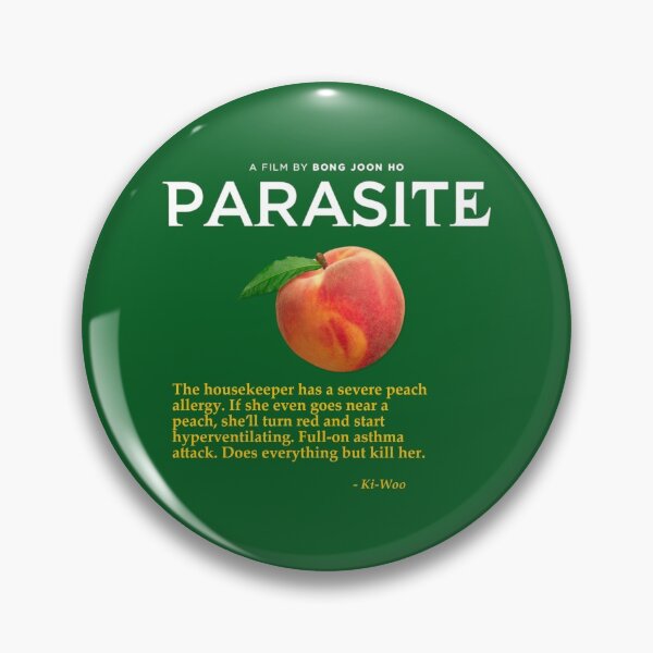Item preview, Parasite Peaches Quote - Sewage Green designed and sold by Elliot Pidduck.