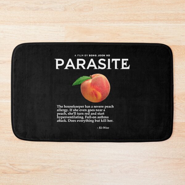 Item preview, Parasite Peaches Quote - Death Black designed and sold by Elliot Pidduck.