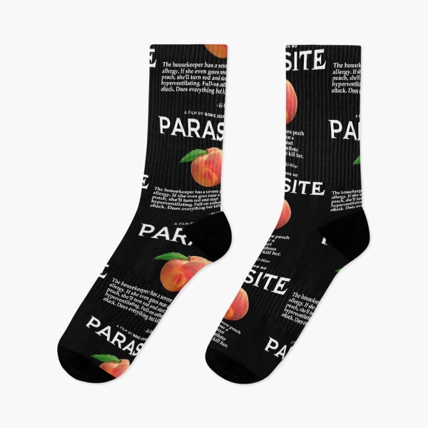 Item preview, Parasite Peaches Quote - Death Black designed and sold by Elliot Pidduck.