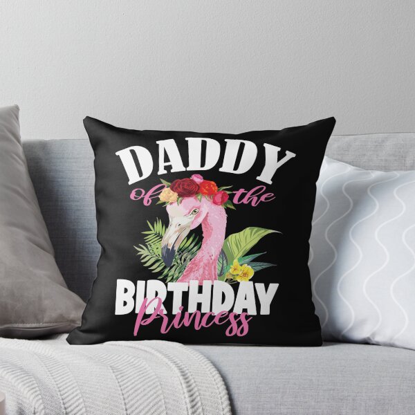 Item preview, Daddy Of The Birthday Princess Floral Flamingo Girls Party product designed and sold by Grabitees.