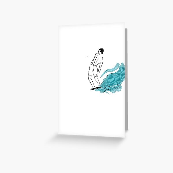Item preview, Surf life - longboard style surfing - minimalist  designed and sold by Tropical Blood.