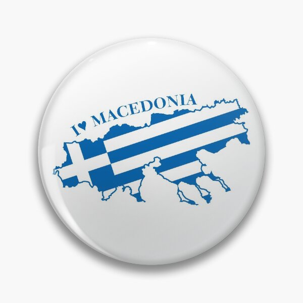 Item preview, Macedonia flag map designed and sold by Lefteris Betsis.