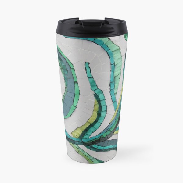 Entwined Mosaic by Sue Kershaw Travel Mug