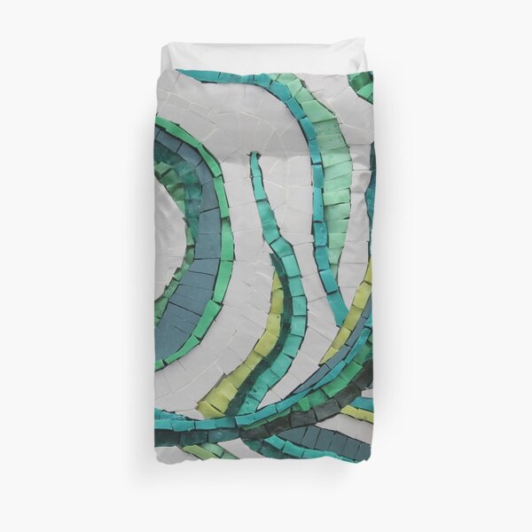 Entwined Mosaic by Sue Kershaw Duvet Cover