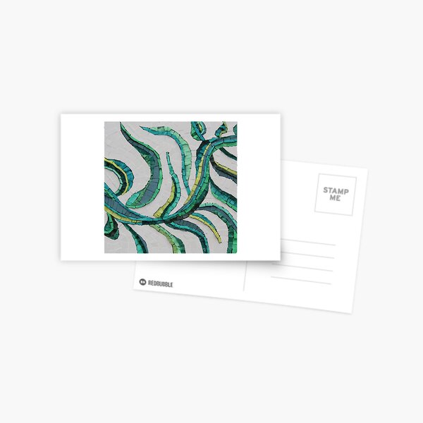 Entwined Mosaic by Sue Kershaw Postcard