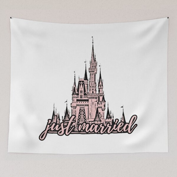 Item preview, Just Married Magic Castle Millennial Pink designed and sold by FandomTrading.