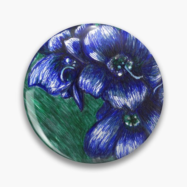 Item preview, African Violets Line Marker Drawing Design designed and sold by KLoganArt.