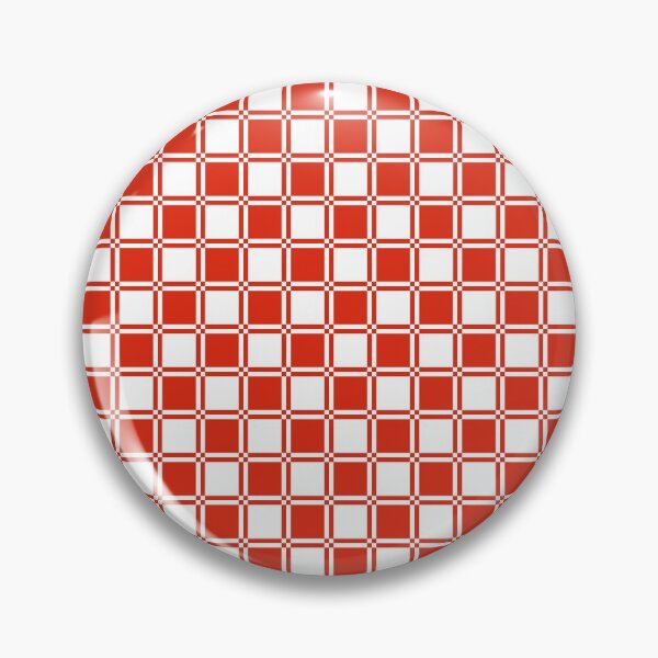 Item preview, Hong Kong National Colors | Grid Plaid Pattern - White and Orange designed and sold by Dator-Abstracts.