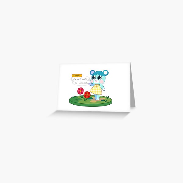 Animal Crossing New Horizons Bear Greeting Cards | Redbubble