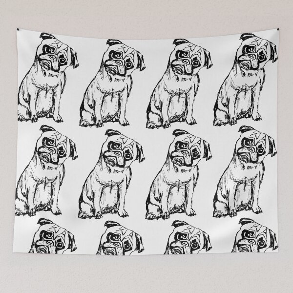 Item preview, Pug Tilt designed and sold by Kari Sutyla.