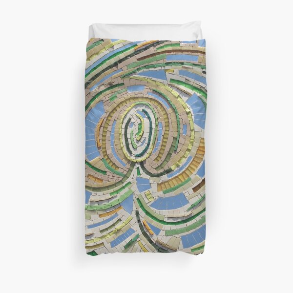 Angelic Mosaic by Sue Kershaw Duvet Cover