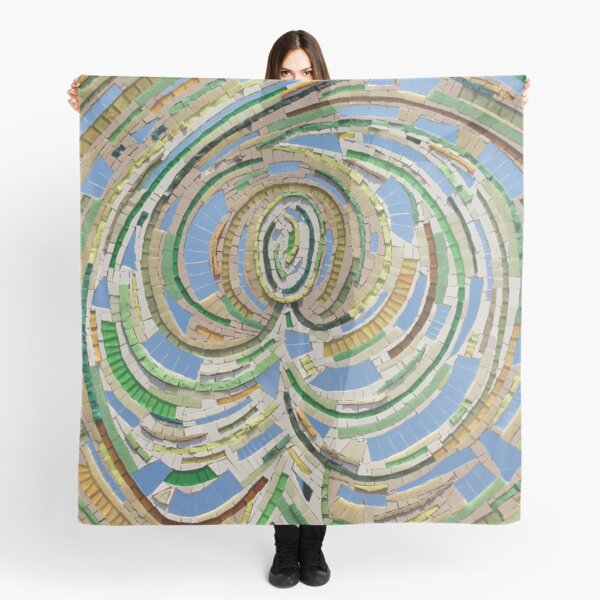 Angelic Mosaic by Sue Kershaw Scarf