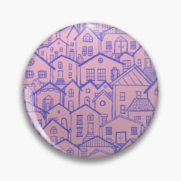 Item preview, In the Neighborhood - pink and blue designed and sold by kkati.
