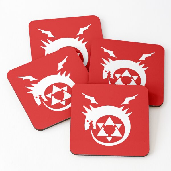 Item preview, Fullmetal Alchemist- ouroboros homunculus symbol white designed and sold by Zetsubou Champloo.