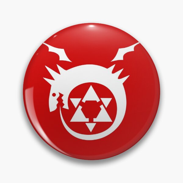 Item preview, Fullmetal Alchemist- ouroboros homunculus symbol white designed and sold by Zetsubou Champloo.