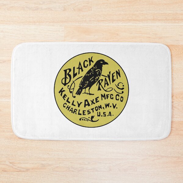 Item preview, Black Raven Kelly Axe Co. Antique Axe Logo Sticker- Axe throwing, Axe junkies, Axes designed and sold by Wanderlust Designs.