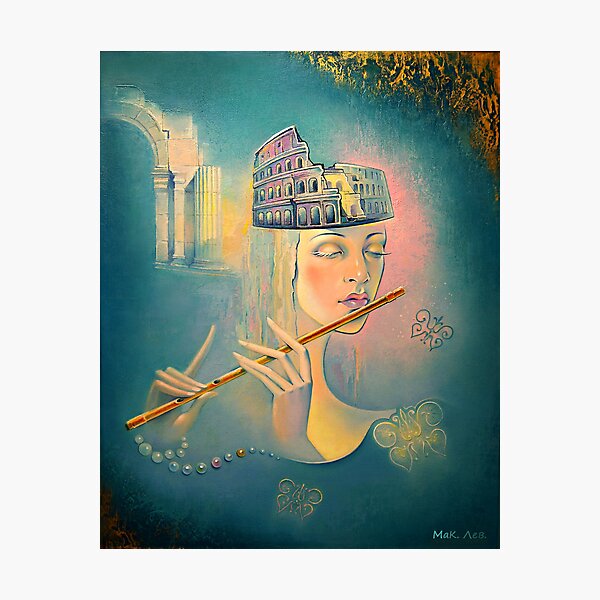 The song of the forgotten Gods. Photographic Print