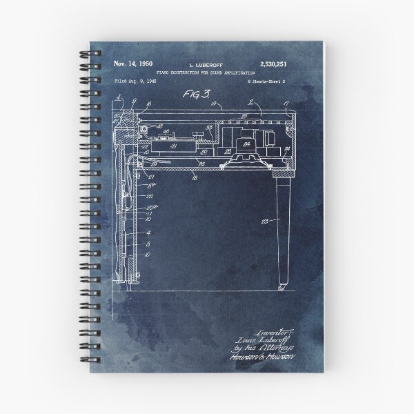 Item preview, 46 PIANO CONSTRUCTION FOR Sound Patent Year 1945 03 designed and sold by drawspots.