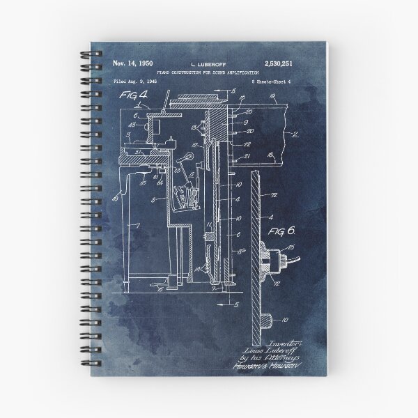 Item preview, 47 PIANO CONSTRUCTION FOR Sound Patent Year 1945 04 designed and sold by drawspots.