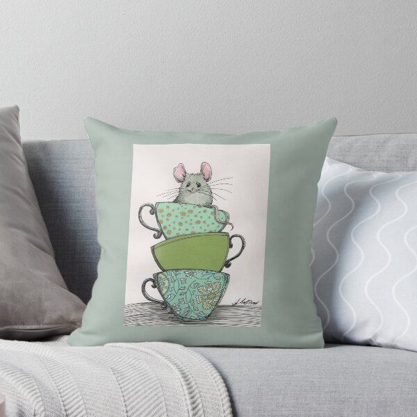 Item preview, Peek-a-boo (mouse in teacup) designed and sold by sanyijudit.