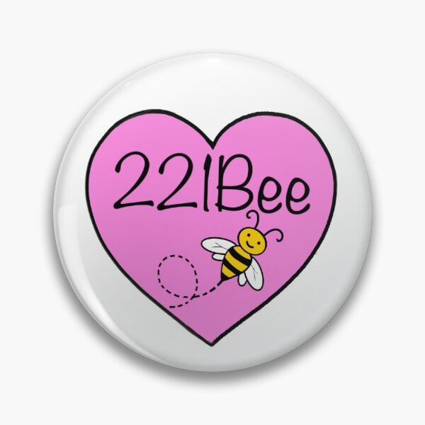 Item preview, 221Bee heart designed and sold by CumberCurlyGirl.