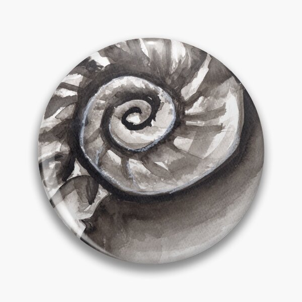 Item preview, Black and White Seashell designed and sold by KLoganArt.