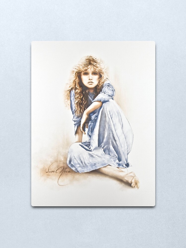 Alternate view of Hippy Girl Metal Print
