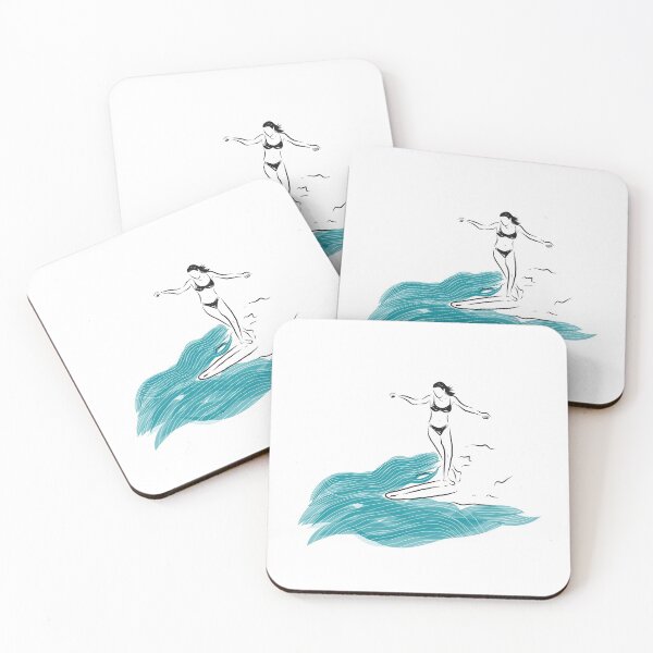 Item preview, Surf woman minimalist long boarding  designed and sold by Tropical Blood.