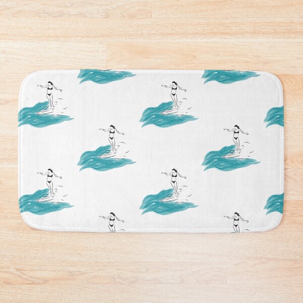 Item preview, Surf woman minimalist long boarding  designed and sold by Tropical Blood.