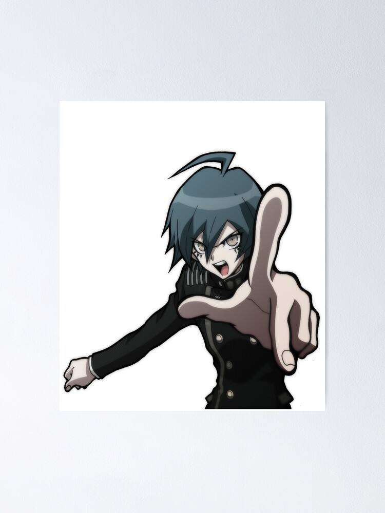 "Shuichi Saihara Closing Argument Sprite" Poster for Sale by ellalune