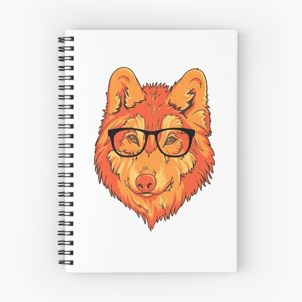 Item preview, Hipster Wolf designed and sold by anabellstar design co.