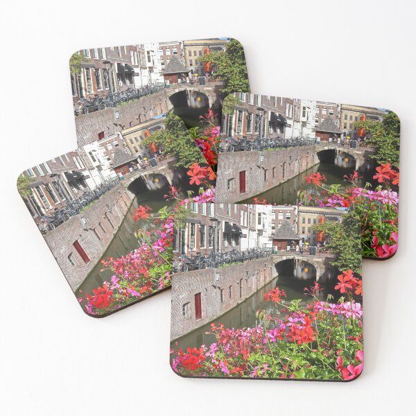 Item preview, Utrecht Canal & Flowers designed and sold by Photographic Memories.