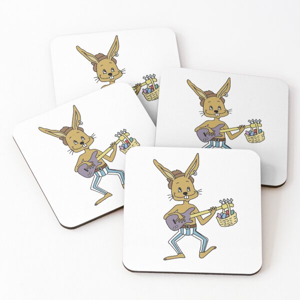 Item preview, bass playing easter bunny designed and sold by vanderValk-art.